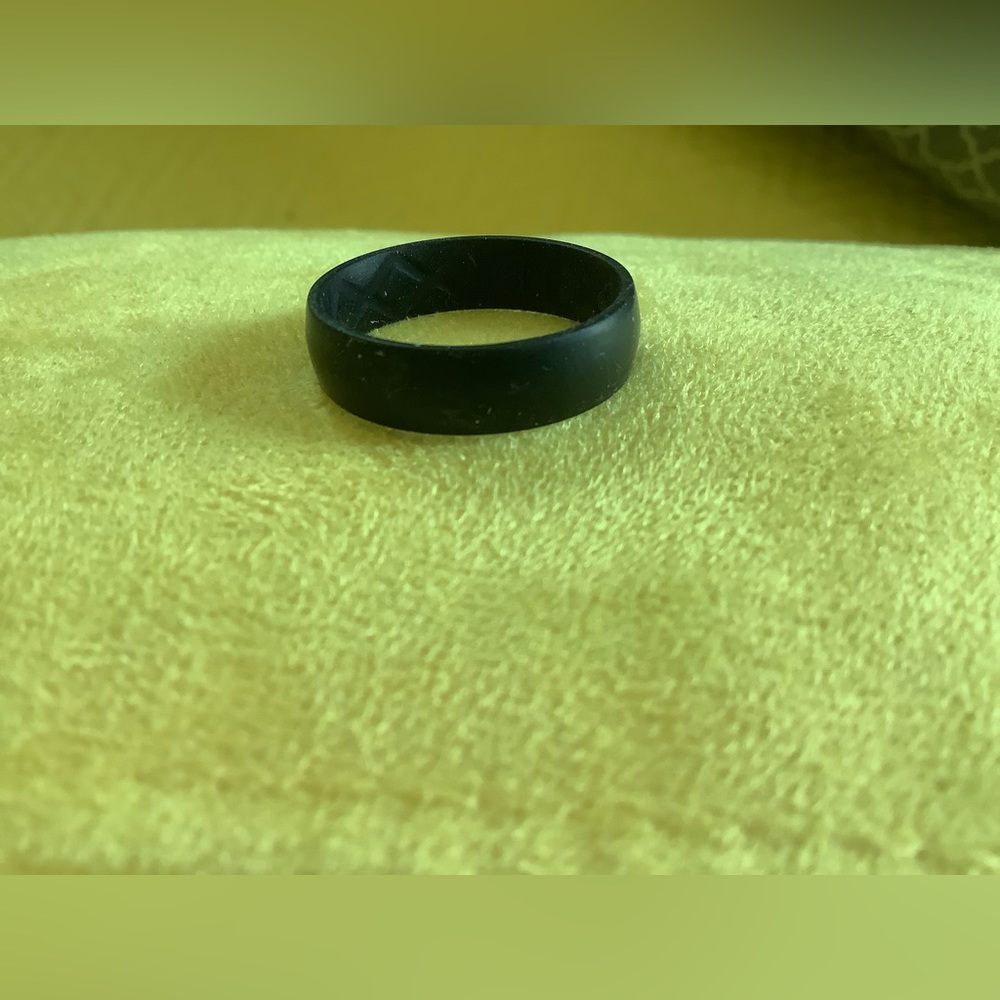 Matte Black Silicone Ring